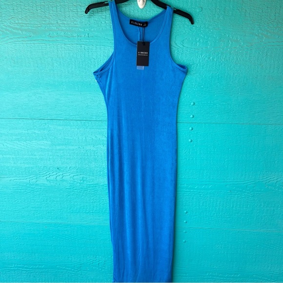 LIONESS EVERLAST SLINKY MAXI DRESS COBALT BLUE SIZE 6 NWT - Picture 4 of 12